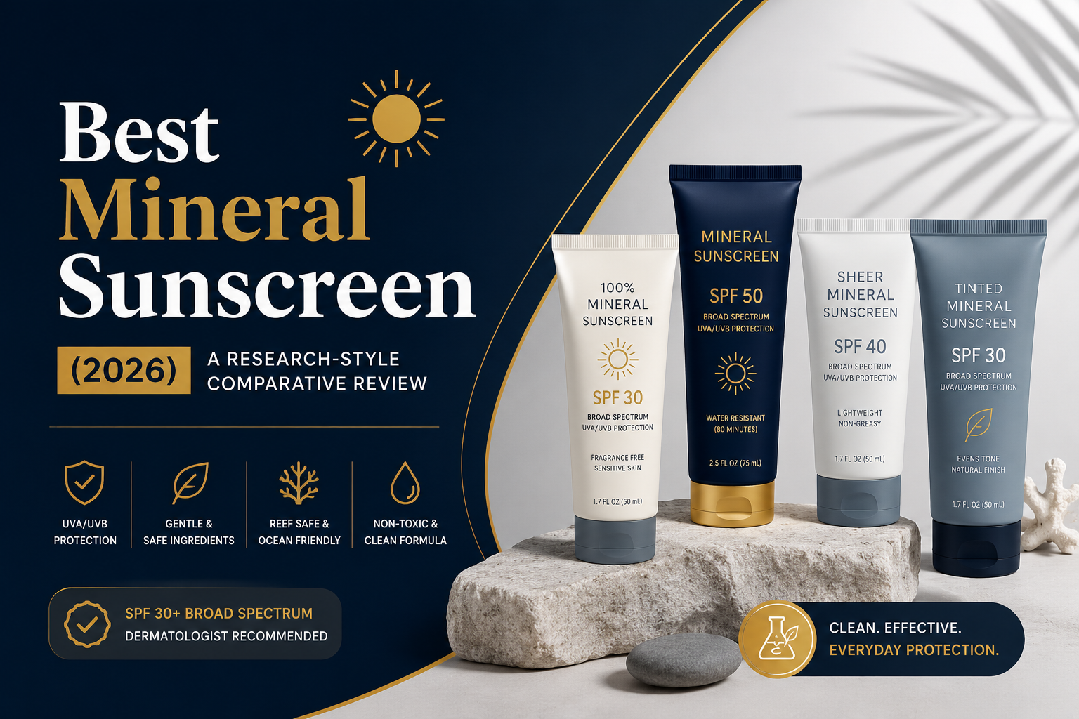 Best Mineral Sunscreen (2026): A Research‑Style Comparative Review